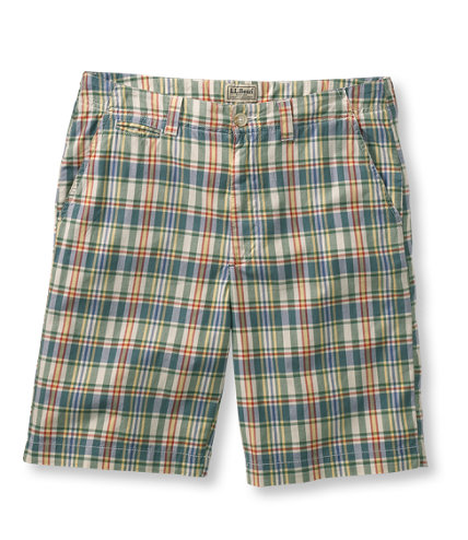 plaid madras llbean